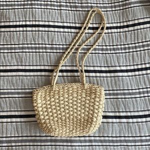 American Eagle Straw Shoulder Bag